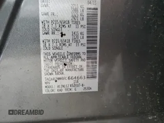 2015 Nissan Pathfinder Platinum with VIN 5N1AR2MM4FC664663, listed as a Copart auction lot 62366335 with 191,240 mi miles and Salvage title. Bid and sale history available at DreamBid. Image 14.
