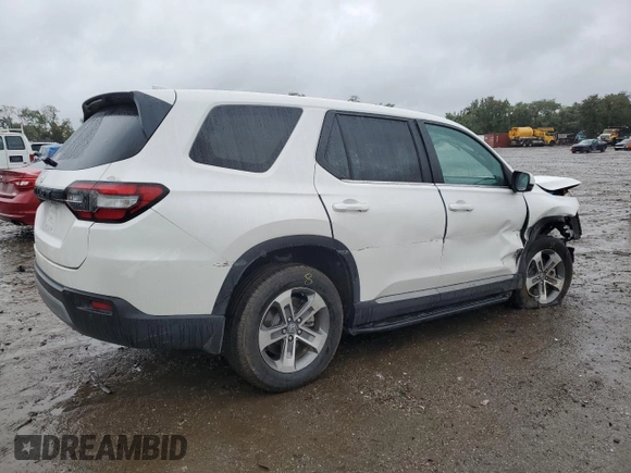 2023 Honda Pilot EX-L 7 Passenger with VIN 5FNYG1H58PB027415, listed as a Copart auction lot 73874824 with 17,261 mi miles and Salvage Title. Bid and sale history available at carsss.com. Image 3.