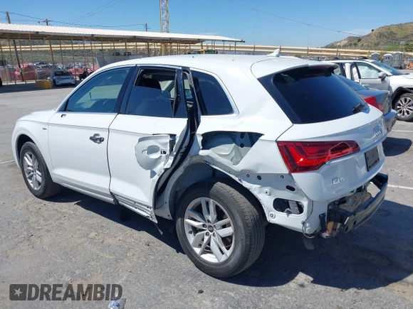 2022 Audi Q5 S line Premium with VIN WA1GAAFY0N2012590, listed as a IAAI auction lot 42004119 with 35,843 mi miles. Bid and sale history available at carsss.com. Image 3.