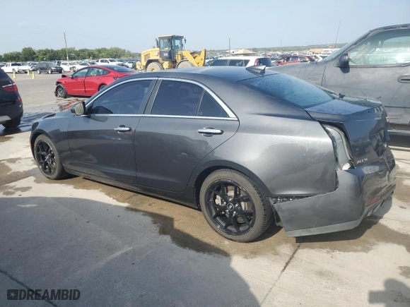 2015 Cadillac ATS Sedan Luxury RWD with VIN 1G6AB5RX3F0101668, listed as a Copart auction lot 64820014 with 181,384 mi miles and Salvage Title. Bid and sale history available at carsss.com. Image 2.