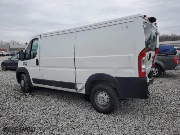 2019 Ram ProMaster Cargo Van with VIN 3C6TRVAG8KE530634, listed as a Copart auction lot 44256295 with 169,714 mi miles and Salvage Title. Bid and sale history available at carsss.com. Image 2.