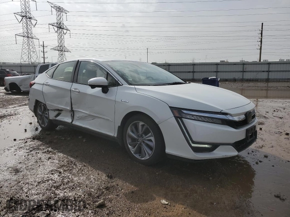 2018 Honda Clarity Plug-In Hybrid with VIN JHMZC5F19JC017468, listed as a Copart auction lot 51380335 with 58,900 mi miles and Salvage Title. Bid and sale history available at carsss.com. Image 4.