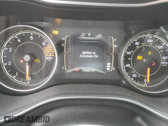 2020 Jeep Cherokee Altitude with VIN 1C4PJMLB3LD560205, listed as a Copart auction lot 77324144 with 53,665 mi miles and Salvage Title. Bid and sale history available at carsss.com. Image 9.