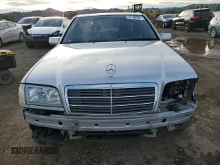 2000 Mercedes-Benz C 230 Kompressor with VIN WDBHA24GXYA802790, listed as a Copart auction lot 87460324 with 156,593 mi miles and Salvage Title. Bid and sale history available at carsss.com. Image 5.