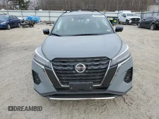 2021 Nissan Kicks SR with VIN 3N1CP5DV1ML517170, listed as a Copart auction lot 48242955 with 24,957 mi miles and Salvage Title. Bid and sale history available at carsss.com. Image 5.