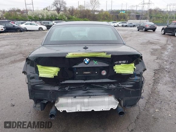 2015 BMW 4 Series 435i with VIN WBA3T3C57FP738517, listed as a IAAI auction lot 41975696 with 61,140 mi miles and . Bid and sale history available at carsss.com. Image 17.