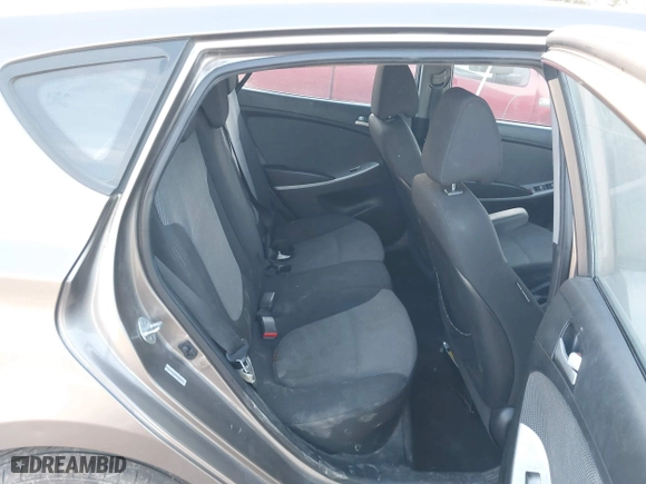 2014 Hyundai Accent GS with VIN KMHCT5AE6EU165851, listed as a IAAI auction lot 41313636 with 161,054 mi miles. Bid and sale history available at carsss.com. Image 8.