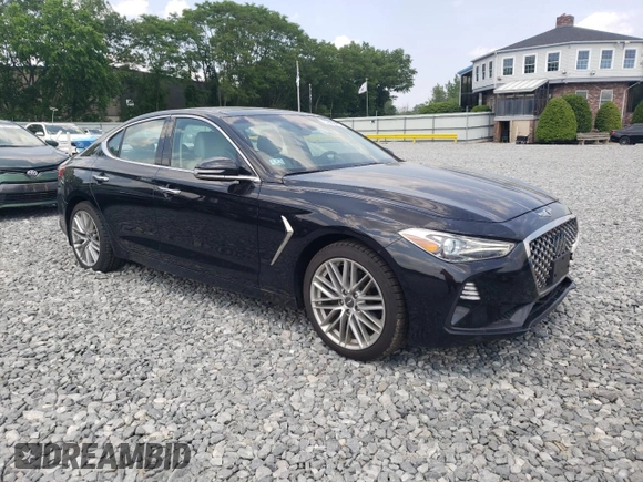 2021 Genesis G70 2.0T with VIN KMTG34LA0MU079767, listed as a Copart auction lot 59688405 with 51,115 mi miles and Salvage title. Bid and sale history available at DreamBid. Image 4.