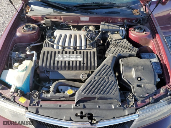 1998 Mitsubishi Diamante LS with VIN 6MMAP57P9WT007574, listed as a Copart auction lot 85813234 with 134,695 mi miles and Salvage Title. Bid and sale history available at carsss.com. Image 12.