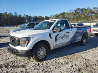 2023 Ford F-150 XL with VIN 1FTMF1CB2PKG05574, listed as a Copart auction lot 49050295 with 33,563 mi miles and Salvage Title. Bid and sale history available at carsss.com. Image 1.