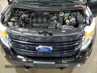 2015 Ford Utility Police Interceptor with VIN 1FM5K8AR6FGC52505, listed as a Copart auction lot 61448574 with 0 mi miles and Salvage Title. Bid and sale history available at carsss.com. Image 12.