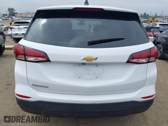 2023 Chevrolet Equinox LS with VIN 3GNAXHEG6PL202897, listed as a IAAI auction lot 42433147 with 14,973 mi miles and . Bid and sale history available at DreamBid. Image 16.