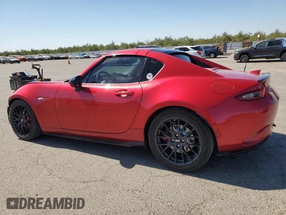 2017 Mazda MX-5 Miata Club with VIN JM1NDAL78H0100190, listed as a Copart auction lot 73037454 with 66,132 mi miles and Salvage title. Bid and sale history available at DreamBid. Image 2.