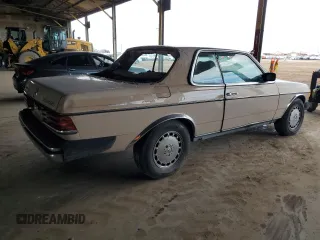 1983 Mercedes-Benz 300 with VIN WDBAB53A5DB002223, listed as a Copart auction lot 55494905 with 295,666 mi miles and Clean Title. Bid and sale history available at DreamBid. Image 3.