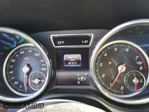 2018 Mercedes-Benz GLS 450 with VIN 4JGDF6EE2JB165363, listed as a Copart auction lot 80603163 with 81,218 mi miles and . Bid and sale history available at DreamBid. Image 9.