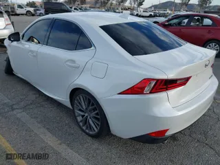 2015 Lexus IS 250 with VIN JTHBF1D23F5062561, listed as a IAAI auction lot 41679995 with 134,854 mi miles. Bid and sale history available at carsss.com. Image 3.