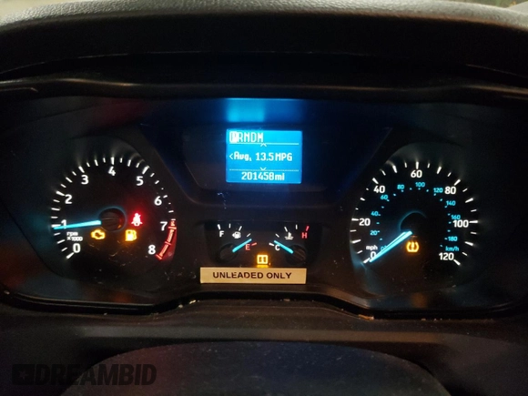 2018 Ford Transit with VIN 1FDZX2XM3JKB43243, listed as a Copart auction lot 47685495 with 201,458 mi miles and Clean Title. Bid and sale history available at DreamBid. Image 9.
