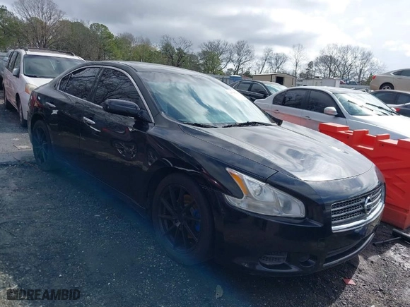 2009 Nissan Maxima 3.5 SV w/Sport Pkg with VIN 1N4AA51E69C860026, listed as a IAAI auction lot 41546211 with 216,967 mi miles. Bid and sale history available at carsss.com. Image 1.