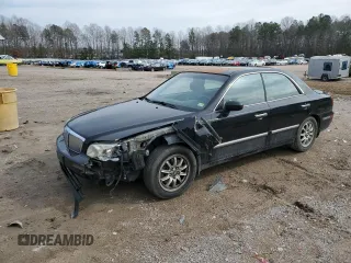 2005 Hyundai XG350 with VIN KMHFU45E05A426519, listed as a Copart auction lot 44221595 with 130,004 mi miles and Clean Title. Bid and sale history available at carsss.com. Image 1.