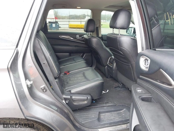2017 Infiniti QX60 with VIN 5N1DL0MM2HC559593, listed as a IAAI auction lot 41918998 with NaN miles. Bid and sale history available at carsss.com. Image 8.