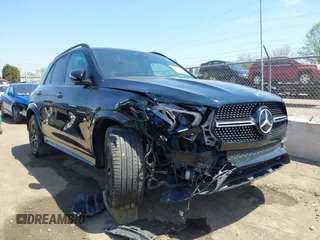 2020 Mercedes-Benz GLE 450 with VIN 4JGFB5KB4LA053214, listed as a IAAI auction lot 42111336 with 58,208 mi miles and . Bid and sale history available at DreamBid. Image 1.