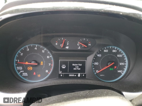 2021 Chevrolet Traverse LT Cloth with VIN 1GNERGKW7MJ187797, listed as a Copart auction lot 60596595 with 39,508 mi miles and Salvage title. Bid and sale history available at DreamBid. Image 9.