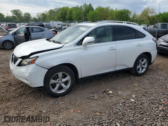 2010 Lexus RX 350 z VIN 2T2BK1BAXAC052379, wystawiony jako Copart lot #55338765 z przebiegiem 221 698 mil mil oraz Szkoda całkowita • Salvage title. Historia ofert i sprzedaży dostępna na DreamBid. Obrazek 1.