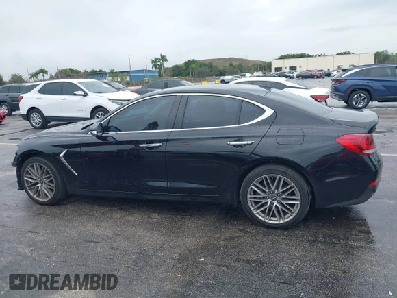 2021 Genesis G70 2.0T with VIN KMTG64LA8MU067129, listed as a IAAI auction lot 41364886 with 48,043 mi miles and . Bid and sale history available at DreamBid. Image 15.