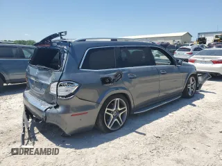 2018 Mercedes-Benz GLS 550 with VIN 4JGDF7DE7JB025977, listed as a Copart auction lot 54705295 with 82,065 mi miles and Salvage title. Bid and sale history available at DreamBid. Image 3.
