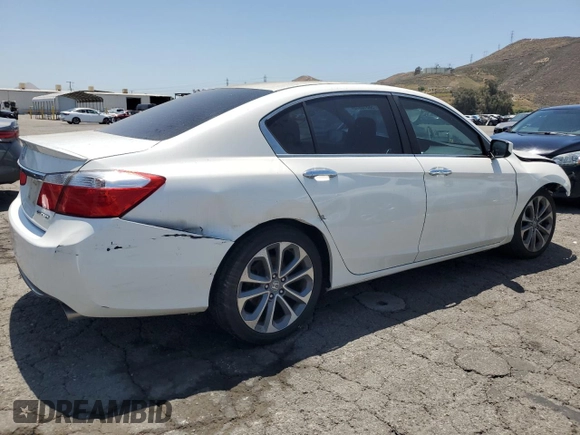 2013 Honda Accord Sport with VIN 1HGCR2F56DA012477, listed as a Copart auction lot 56510975 with 131,662 mi miles and Clean Title. Bid and sale history available at DreamBid. Image 3.