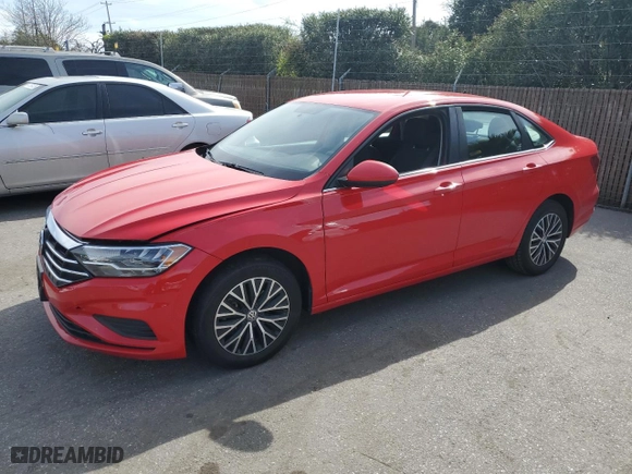 2021 Volkswagen Jetta S with VIN 3VWC57BU5MM016704, listed as a Copart auction lot 49745445 with 72,748 mi miles and Salvage Title. Bid and sale history available at carsss.com. Image 1.