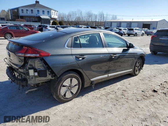 2022 Hyundai Ioniq SE with VIN KMHC75LC6NU268722, listed as a Copart auction lot 46044125 with 46,628 mi miles and Non repairable. Bid and sale history available at DreamBid. Image 3.