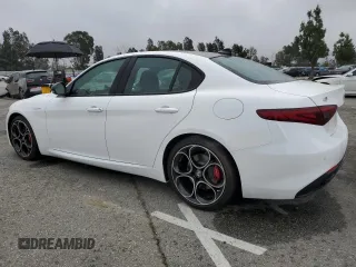 2022 Alfa Romeo Giulia Veloce with VIN ZARFAMBN9N7666141, listed as a Copart auction lot 55566014 with 3,391 mi miles and Salvage Title. Bid and sale history available at carsss.com. Image 2.