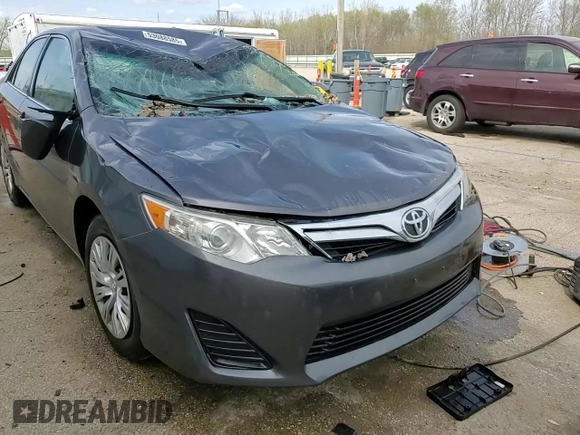 2014 Toyota Camry L with VIN 4T1BF1FK0EU424019, listed as a Copart auction lot 53088585 with 185,010 mi miles and Salvage Title. Bid and sale history available at DreamBid. Image 13.