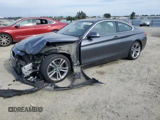 2016 BMW 4 Series 428i z VIN WBA3N7C58GK227608, wystawiony jako Copart lot #53298605 z przebiegiem 76 682 mil mil oraz Szkoda całkowita • Salvage title. Historia ofert i sprzedaży dostępna na DreamBid. Obrazek 1.
