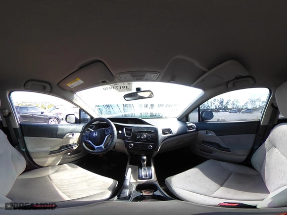 2013 Honda Civic Sdn LX with VIN 2HGFB2F57DH548566, listed as a IAAI auction lot 39173930 with 150,567 mi miles. Bid and sale history available at carsss.com. Image 18.