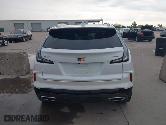 2024 Cadillac XT4 FWD Sport with VIN 1GYFZER42RF246488, listed as a IAAI auction lot 42029551 with 6,476 mi miles and . Bid and sale history available at DreamBid. Image 17.