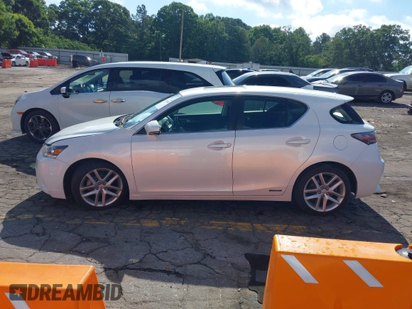 2014 Lexus CT 200h with VIN JTHKD5BH1E2175901, listed as a IAAI auction lot 42238546 with 157,577 mi miles and . Bid and sale history available at DreamBid. Image 14.