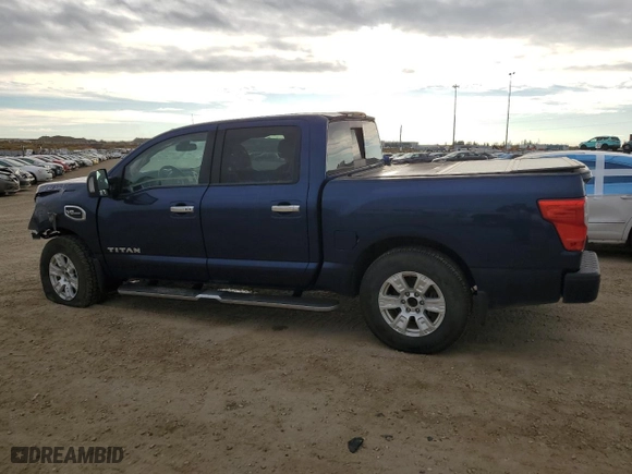 2017 Nissan Titan SV with VIN 1N6AA1E5XHN518592, listed as a Copart auction lot 75330954 with 59,511 mi miles and Salvage Title. Bid and sale history available at carsss.com. Image 2.