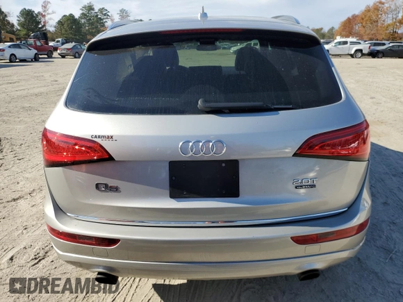 2016 Audi Q5 Premium with VIN WA1C2AFP4GA022504, listed as a Copart auction lot 82591004 with 66,083 mi miles and Salvage Title. Bid and sale history available at carsss.com. Image 6.