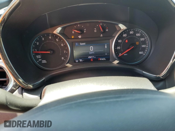 2023 Chevrolet Equinox RS with VIN 3GNAXMEG6PL141852, listed as a Copart auction lot 57646895 with 45,017 mi miles and Salvage title. Bid and sale history available at DreamBid. Image 9.