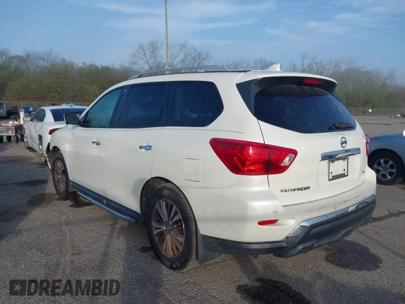 2020 Nissan Pathfinder SL with VIN 5N1DR2CNXLC576400, listed as a IAAI auction lot 41855270 with 158,502 mi miles. Bid and sale history available at carsss.com. Image 3.