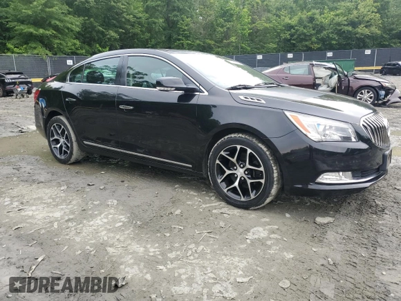 2016 Buick LaCrosse Sport Touring with VIN 1G4G45G35GF233178, listed as a Copart auction lot 59235595 with 130,649 mi miles and Clean title. Bid and sale history available at DreamBid. Image 4.