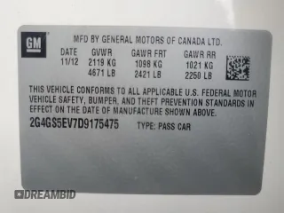 2013 Buick Regal Turbo Premium 1 with VIN 2G4GS5EV7D9175475, listed as a Copart auction lot 71521814 with 139,302 mi miles and Clean Title. Bid and sale history available at carsss.com. Image 12.