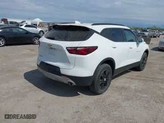 2020 Chevrolet Blazer LT with VIN 3GNKBBRA4LS595272, listed as a IAAI auction lot 41838960 with 64,544 mi miles. Bid and sale history available at carsss.com. Image 4.