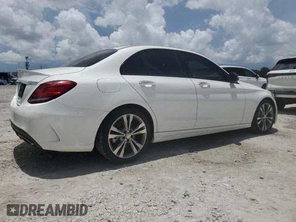2019 Mercedes-Benz C 300 with VIN 55SWF8DB7KU295023, listed as a Copart auction lot 60521195 with 69,097 mi miles and Salvage title. Bid and sale history available at DreamBid. Image 3.