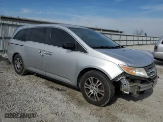 2013 Honda Odyssey EX with VIN 5FNRL5H44DB047963, listed as a Copart auction lot 48851745 with 179,637 mi miles and Salvage Title. Bid and sale history available at carsss.com. Image 4.