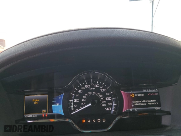 2013 Lincoln MKS z VIN 1LNHL9DK2DG618326, wystawiony jako Copart lot #56875965 z przebiegiem 150 812 mil mil oraz Szkoda całkowita • Salvage title. Historia ofert i sprzedaży dostępna na DreamBid. Obrazek 9.