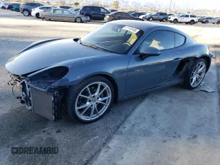 2018 Porsche 718 Cayman z VIN WP0AA2A86JK261219, wystawiony jako Copart lot #47110145 z przebiegiem 53 842 mil mil oraz Szkoda całkowita • Salvage title. Historia ofert i sprzedaży dostępna na DreamBid. Obrazek 1.