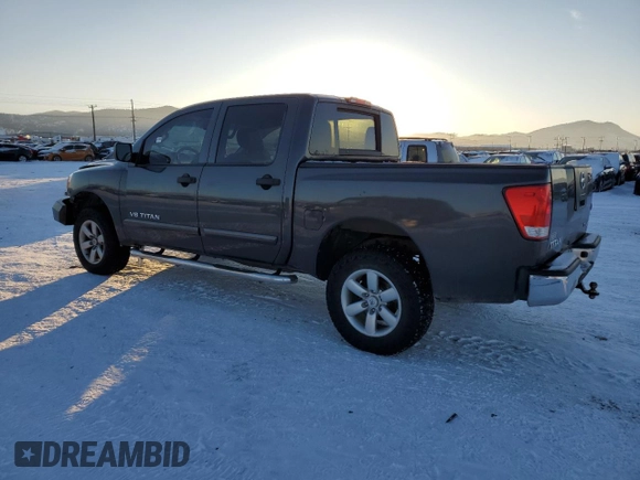 2012 Nissan Titan S with VIN 1N6AA0EJ4CN313589, listed as a Copart auction lot 42149675 with 187,313 mi miles and Salvage Title. Bid and sale history available at carsss.com. Image 2.